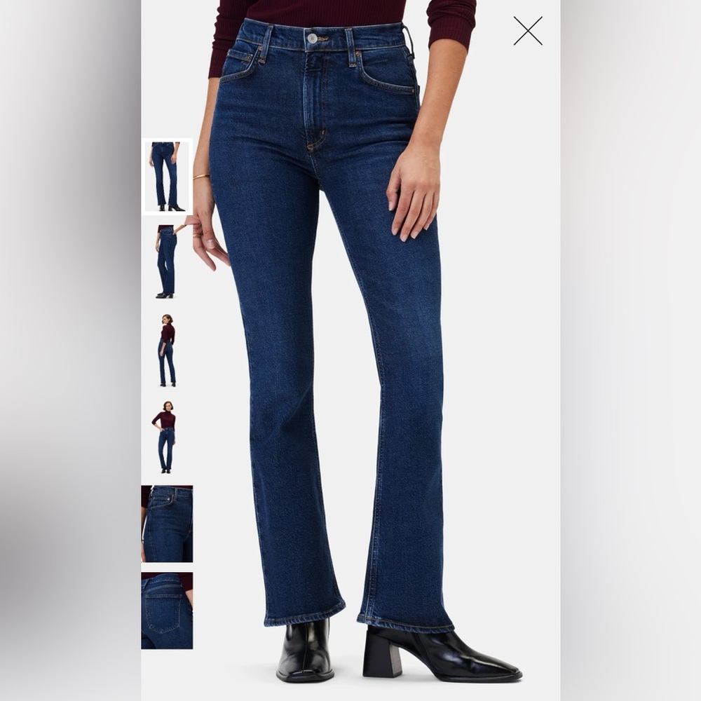 Agolde Nico High Rise Slim Boot size 28 NWT